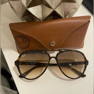 Ray-Ban Brown Tortoise Aviator Sunglasses